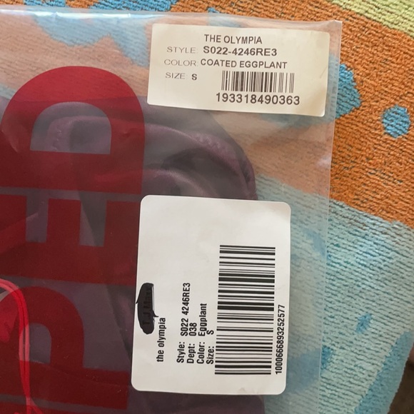 SOLID & STRIPED NWT OLYMPIA SWIMSUIT ONE PIECE EGGPLANT PURPLE XS SMALL - Picture 6 of 6